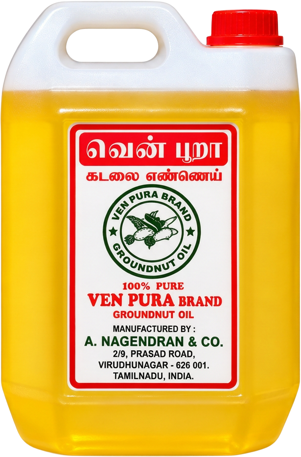 Venpura groundnut oil 5 litre can